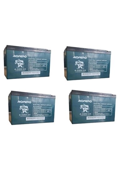 HSGL Elektrikli Bisiklet Şarj Edilebilir Jelli Akü Batarya 4 x 12v 24AH /2hr ...