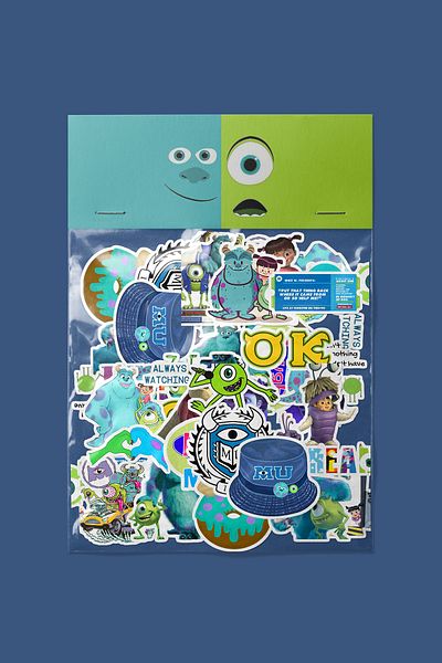 dadi ramba Cute Monster Sticker Pack - Bullet Journal - Planner - Notebook - Laptop Sticker Decal
