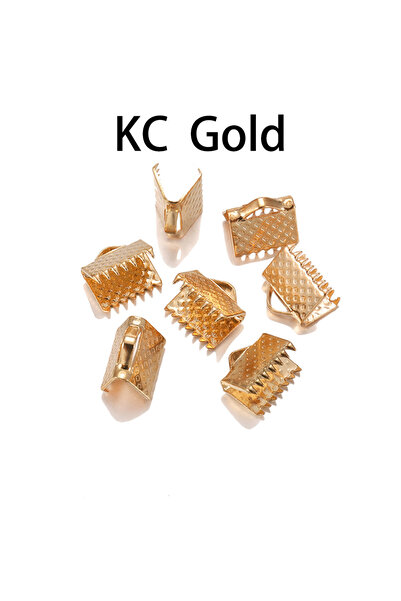 Choice 6 مم × 50 قطعة من KC Gold 50 قطعة/مجموعة مشابك Cove وأغطية نهايات الحب...