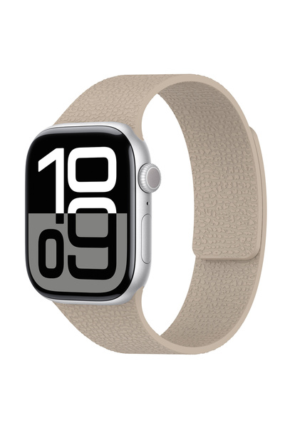 morfide Apple Watch Ultra 49mm Compatible Zore Krd-136 Embossed Patterned Sil...