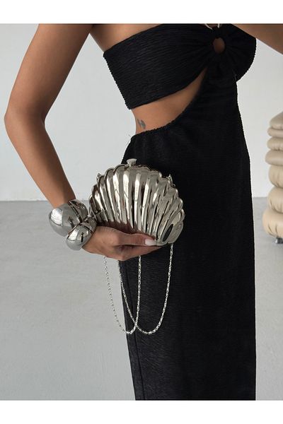 ALTUDA Chain Shoulder Bag - Shell Design
