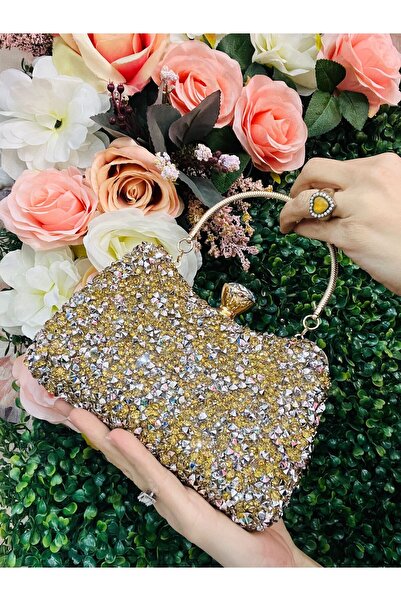 Çanta Trend Geanta de seara pentru femei Big Stone cu lant lung si curea de m...