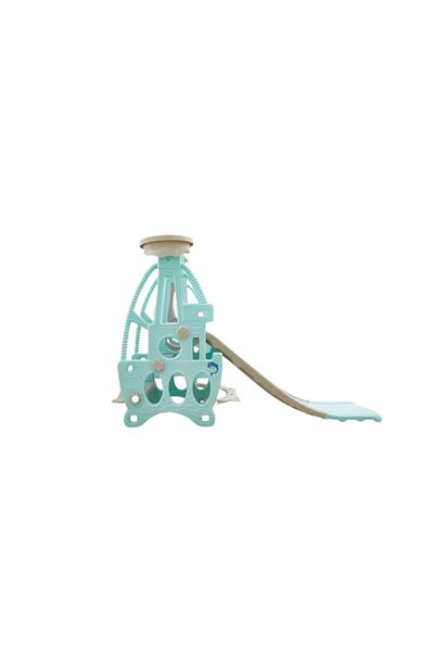 KIKIBEBE Slide for 1-6 years old baby, 3 in 1 Multi funtion baby slide & swing for family-Mint Green