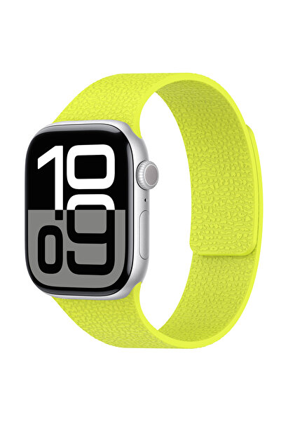 morfide ساعة أبل الترا 49 ملم متوافقة مع Zore KRD-136 سلك سيليكون منقوش