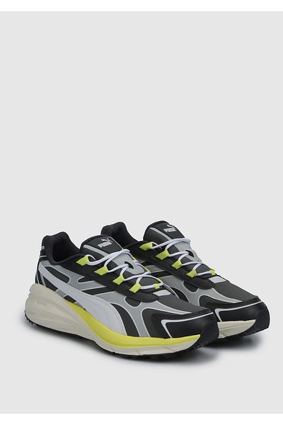 Puma Puma Hypnotic Ls - Απρόσκοπτη σκιά γκρι, δροσερό ανοιχτό γκρι και λευκά αθλητικά παπούτσια Lime Sheen