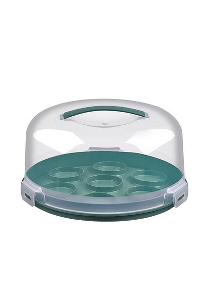 Leony Double Sided Cake Cake and Cup Cake Storage Container - Cake Pan