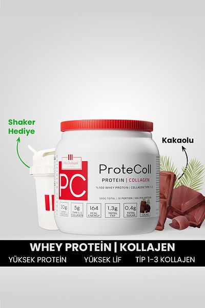 Hellobari Formula Protecoll |   Whey Protein and Collagen |   Cocoa |   10 Servings