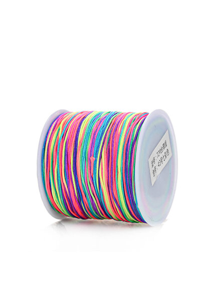 Choice 0.8 مم × 100 متر ملون 100 متر/لفة 0.8 مم 28 لونًا من خيوط النايلون خيط سلكي لصنع أساور وقلادات بنفسك