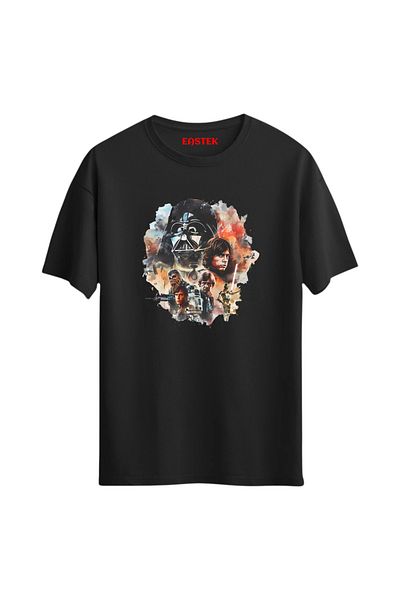 Eastek Tricou cu design imprimat Darth Vader