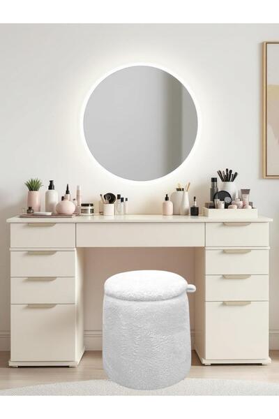 stillola lidya makyaj masası pufu çok amaçlı sandıklı puf