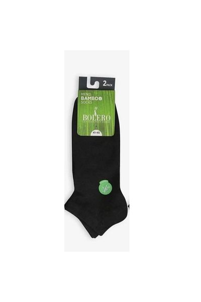 ROYAM 2 Πακέτο Bolero Soft Textured Bamboo Ανδρικά μποτάκια χωρίς ραφή Κάλτσες 41 - 45 No