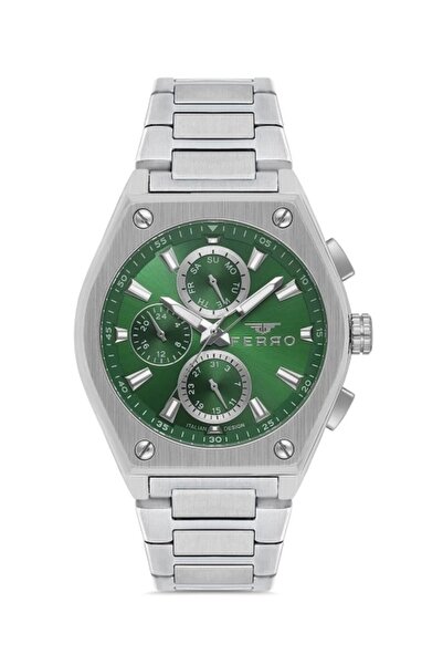 FERRO Gumus Çelik Kordon ERKEK Kol Saati FM40132A-A6