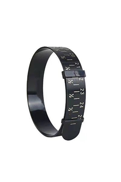 Choice black ABS Plastic Bracelet Bangle Gauge Sizer 15 to 25cm Jewelry Measu...