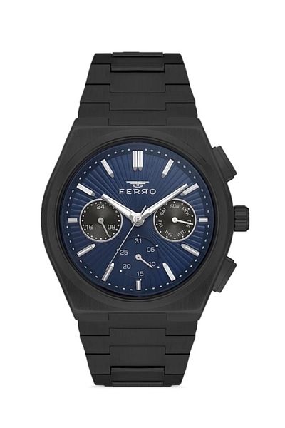 FERRO Gray Steel Cord Men's Wristwatch Fm11452A-V3