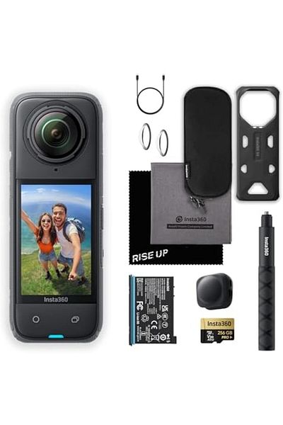 Insta360 X4 Waterproof 8K 360 Action Camera Kit