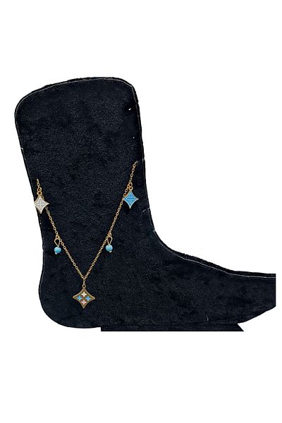Bijutek Gold Colored Model Women's Stainless Steel Anklet