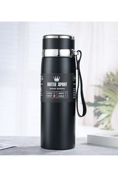 Denx 800ml Double Insulated Stainless Steel Thermal Water Bottle, Sports Thermos