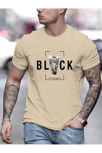 VBSVİBES Tricou - Bej - Supradimensionat