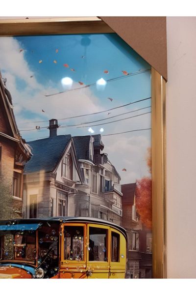essentialneedsforall STONED ACRYLIC 3D RETRO CAR FRAME