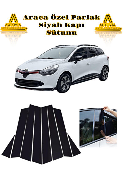 Autovia Renault Clio 4 Sport Tourer Araca Özel Pianoblack Kapı Sütunları