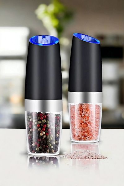 Tilbe Home 3D Li Automatic Sensor Pepper from Ceramic Stabbing and 5 Stage Led Light