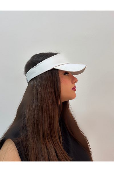 CapZone Visor Hat Unisex Tennis Hat with Uv Protection 100% Cotton Ice Blue