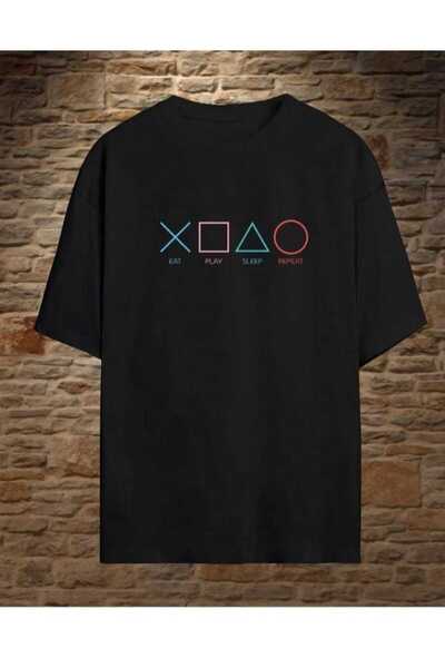 KOZİA OUTDOORS Tricou basic unisex supradimensionat cu imprimeu malkoçbey pla...