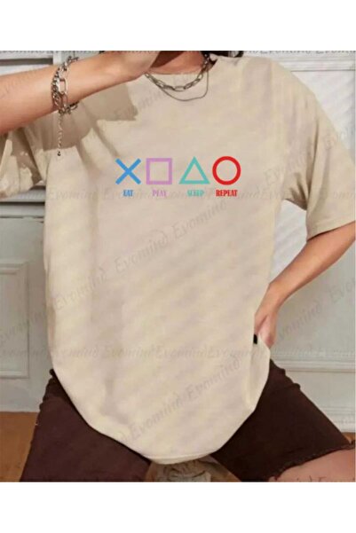 KOZİA OUTDOORS Tricou basic unisex supradimensionat cu imprimeu malkoçbey pla...