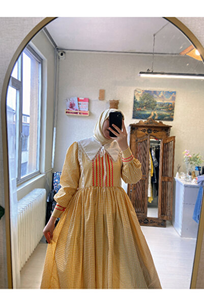 Butik Poplin pötikare elbise