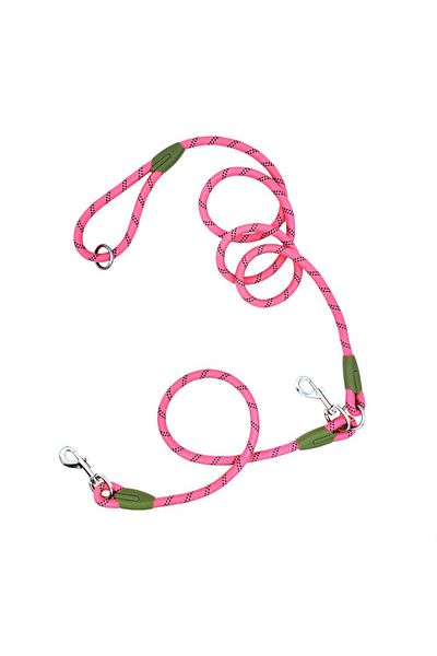 Choice Length 230-235cm Pink CAWAYI KENNEL Reflective Nylon Leashes Pet Dogs Chain Traction Rope Leads for