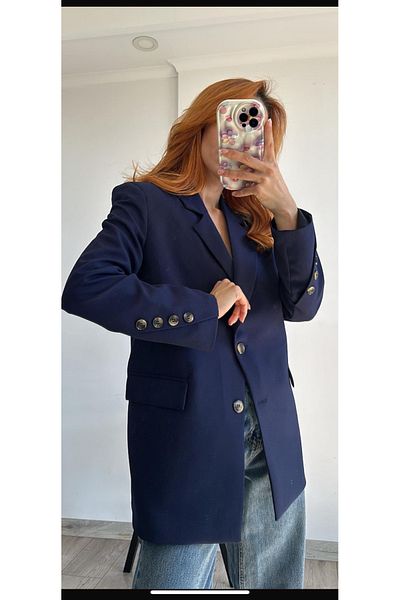 Cardella Jachetă blazer cu design detaliat cu mâneci