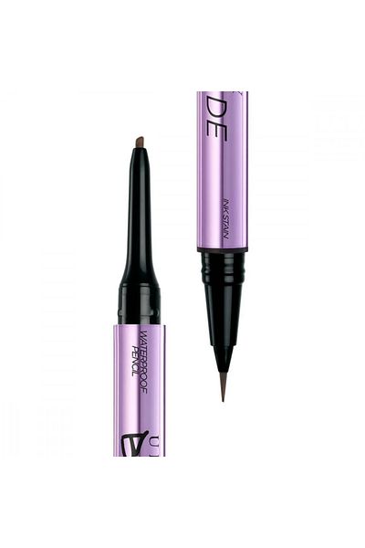 Urban Decay اربن ديكاي قلم تحديد حواجب براو بليد ضد الماء كافي كيتي - وارم ميديام براون