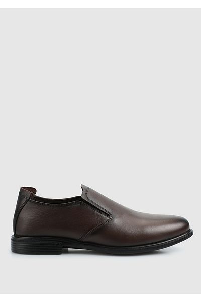 Eclipse Brown Leather Men's Shoes