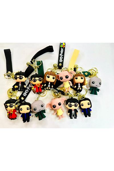Bizde Ne Yok ki Harry Potter 3D Luxury Severus Snape 5 Figure Keychain Bag Ornament