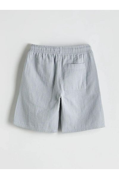 LC Waikiki Lcw Kids Gray Elastic Waist Boys Shorts
