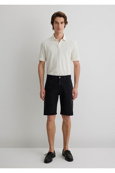 Mavi Blue Brian Street Dark Gray Jean Shorts 041848