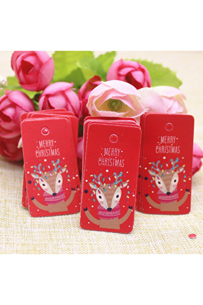 Choice 100 علامة من ورق الكرافت من W-deer مع خيوط مصنوعة يدويًا بحب علامات تع...