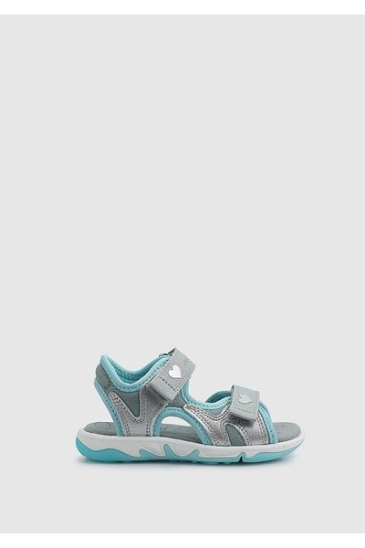 Superfit Gray Girl's Flat Sandals