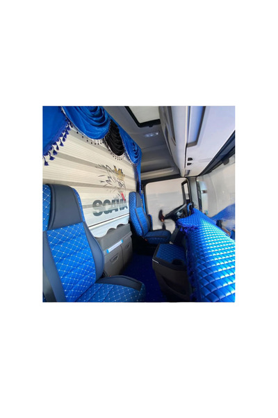 Zirvedeyiz Kamyon ve Tır ile Uyumlu Perde Takımı Mavi