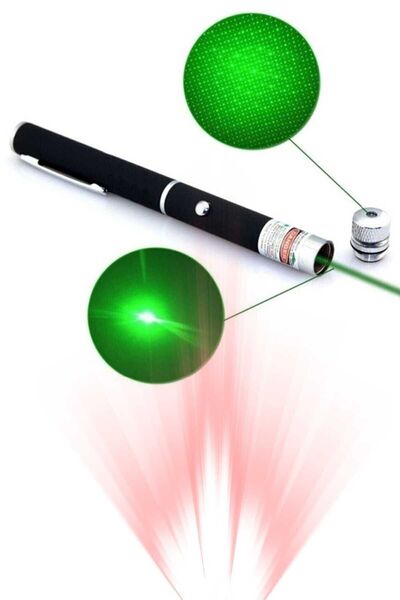 Esmay Nanopro Green Yeşil Kalem Tipi Lazer Pointer 100mw Tek Başlıklı