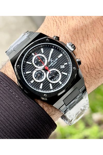 Daniel Klein Men's Wristwatch and Bracelet Gift