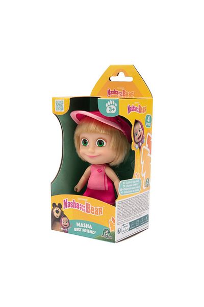 TOYFEST ماشا والدب - دمية ماشا 12 سم - مع ملابس التنس