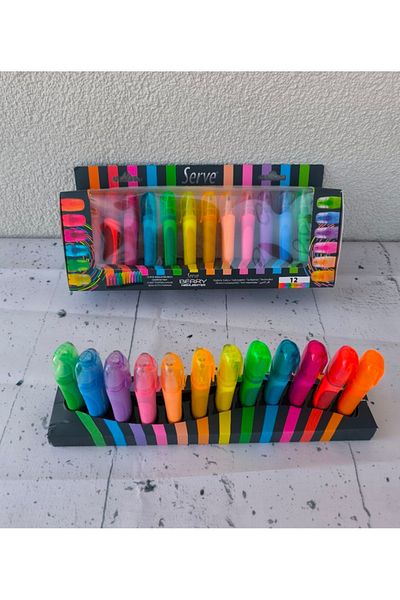 senacacollection Serve Berry Pastel Highlighter Set of 12 Highlighter