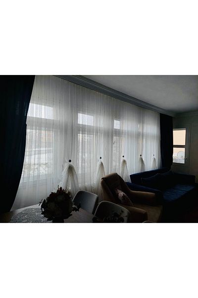 FEDA İSTANBUL Magnetic Curtain Latch Thread Winding Model 6 Pieces