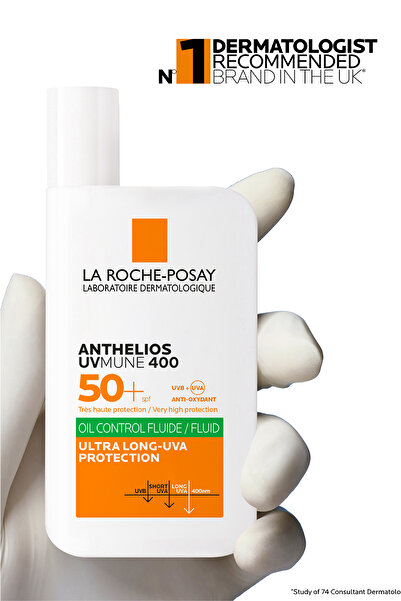 La Roche Posay أنثيليوس أوفميون 400 سائل للتحكم في الزيوت بعامل حماية من الشمس 50