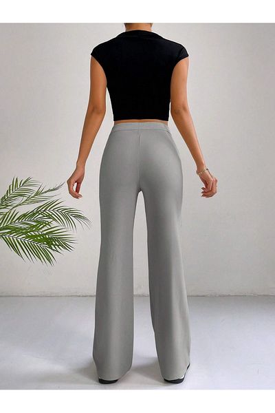 KAPHONE Women's Flared Leg High Waist Palazzo Pants