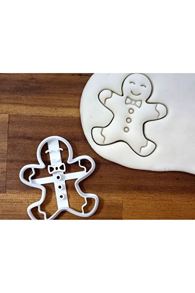 zscraft Papyonlu Kurabiye Adam - Gingerbread Man Kurabiye Şeker Hamuru Kalıbı