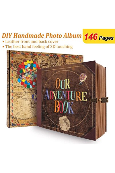 Choice كتاب "كلمة مغامراتنا" - ألبوم مكون من 146 صفحة - يوميات سفر على الطراز...