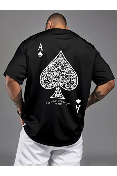 bellanova Ανδρικό μπλουζάκι με στάμπα Ace of Spades Poker