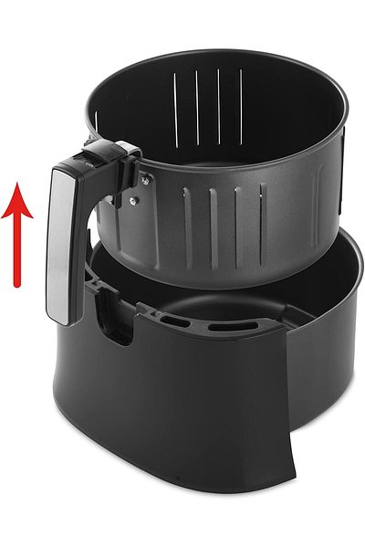 ALSAIF Saif Fiber 6-liter air fryer, black